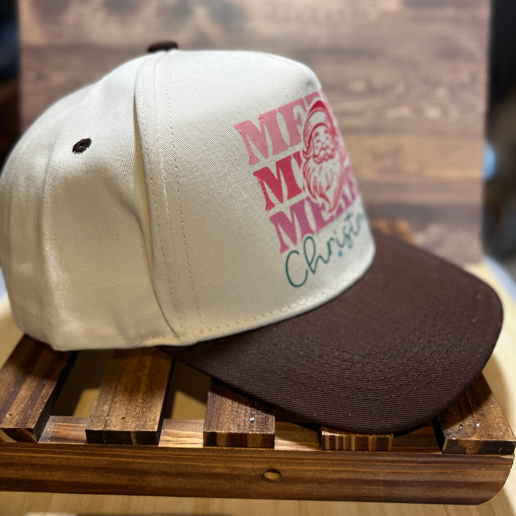 Merry Merry Brown Canvas Trucker Hat