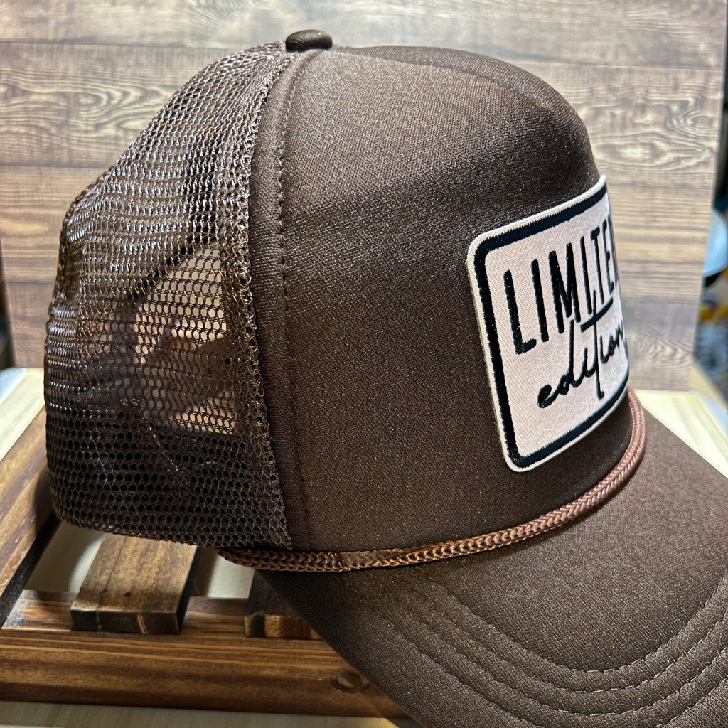 Limited Edition Dark Brown Trucker Hat