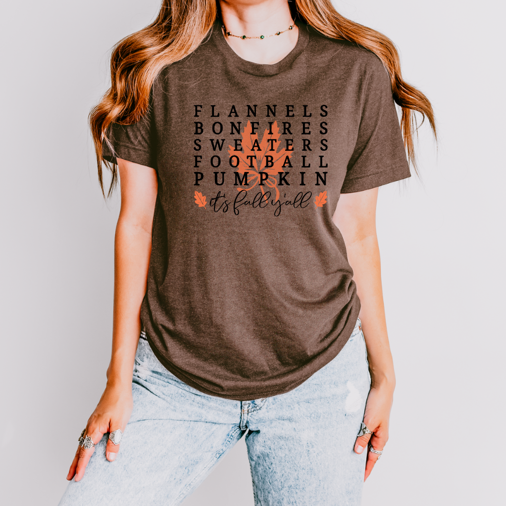 Flannels, Bonfires and Sweaters Tee
