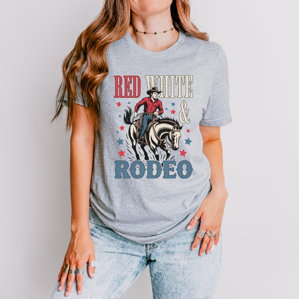 Red, White and Rodeo Tee