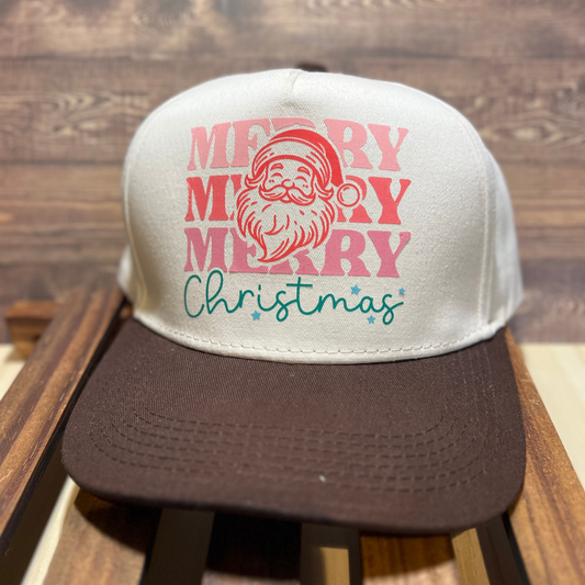 Merry Merry Brown Canvas Trucker Hat