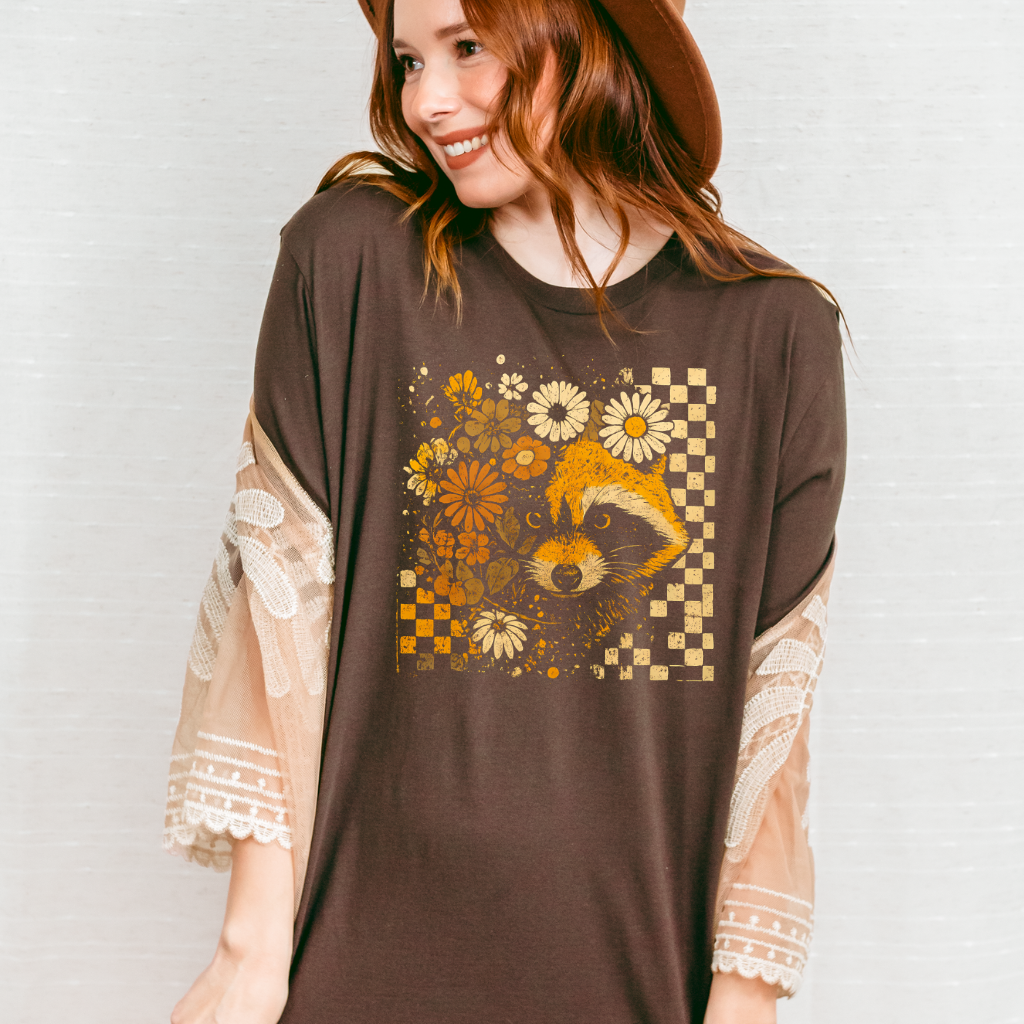 Fall Raccoon Tee