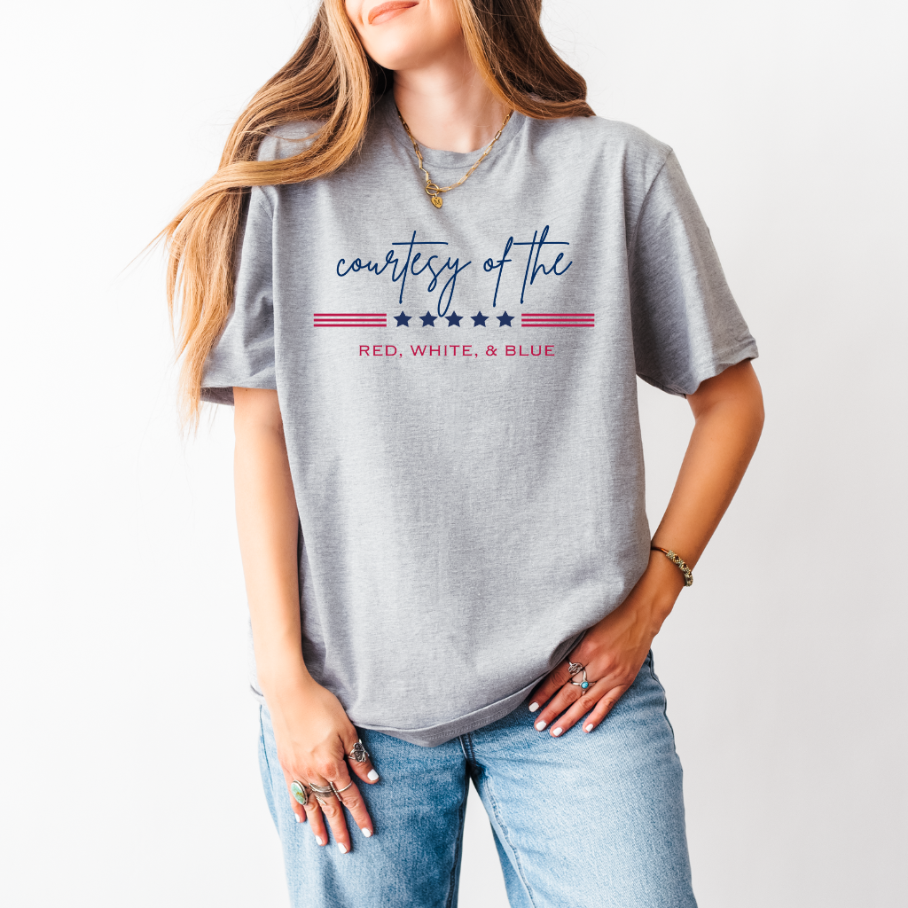 Courtesy of the Red, White and Blue Tee