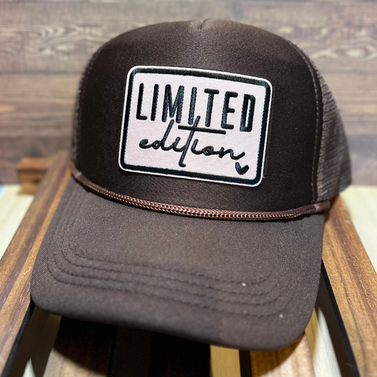 Limited Edition Dark Brown Trucker Hat