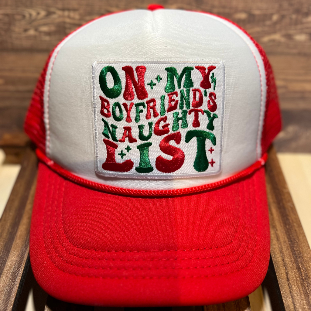 Boyfriend's Naughty List Trucker Hat