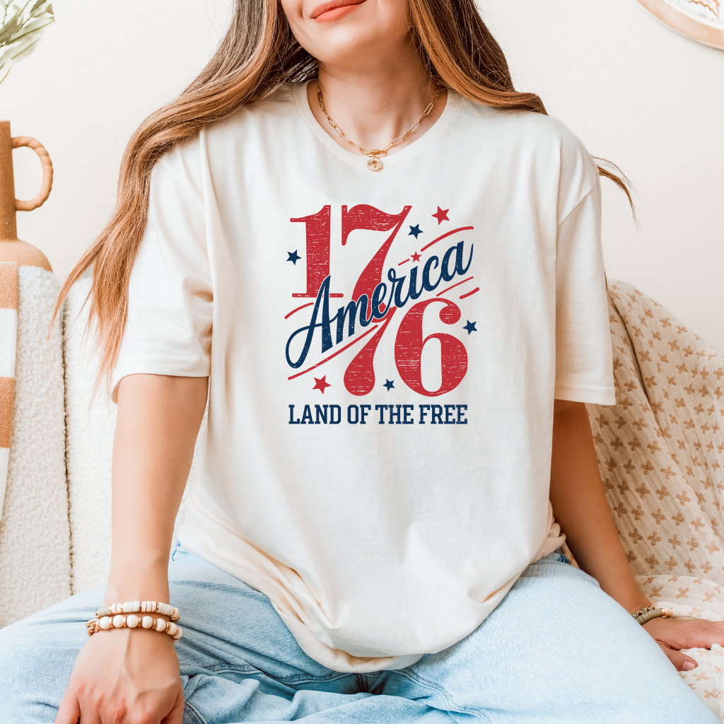 1776 Land of the Free Tee