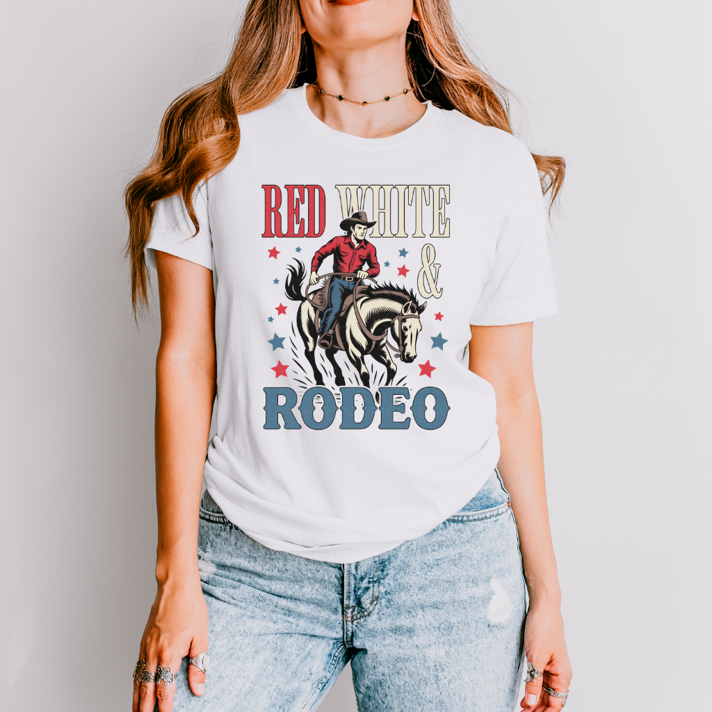 Red, White and Rodeo Tee