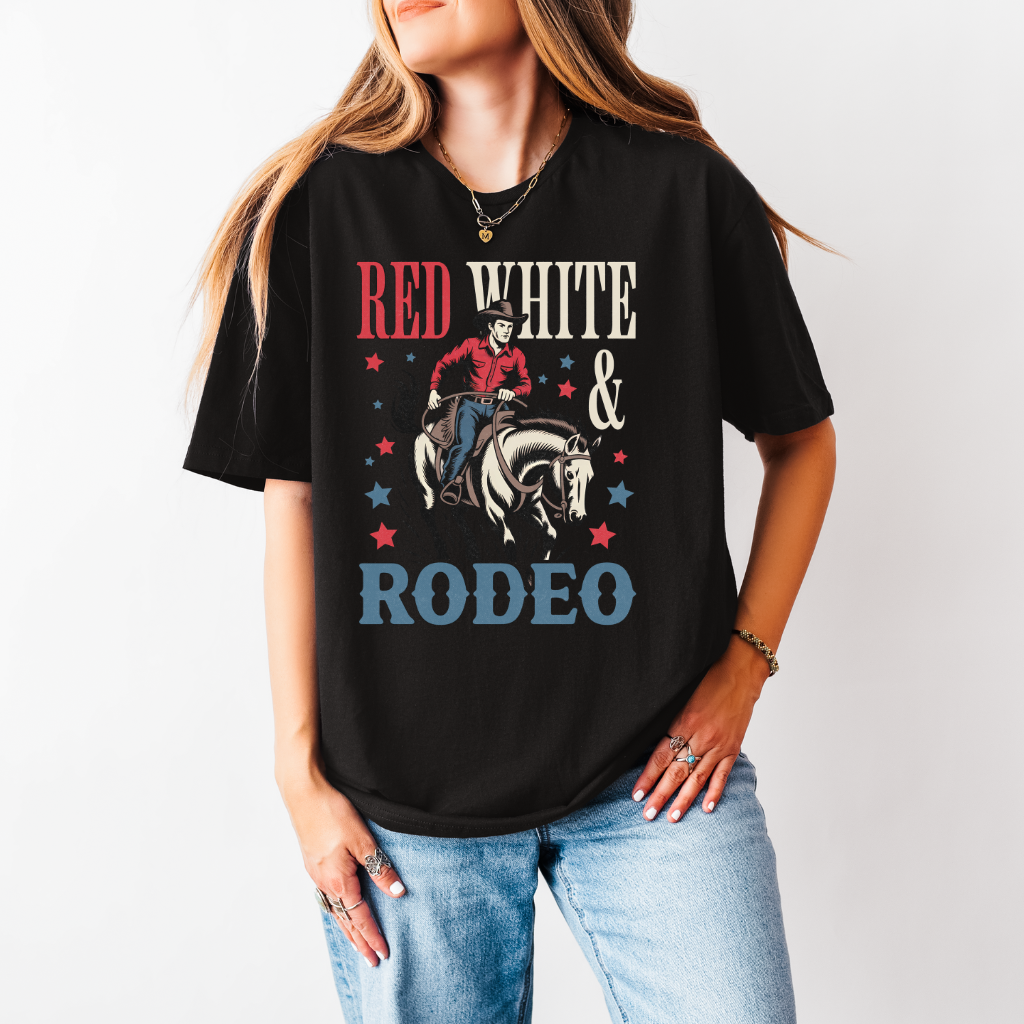 Red, White and Rodeo Tee