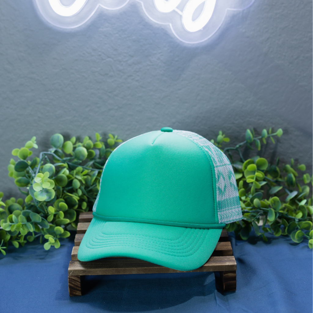 Turquoise Aztec Print Hat