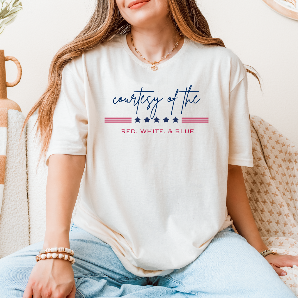 Courtesy of the Red, White and Blue Tee