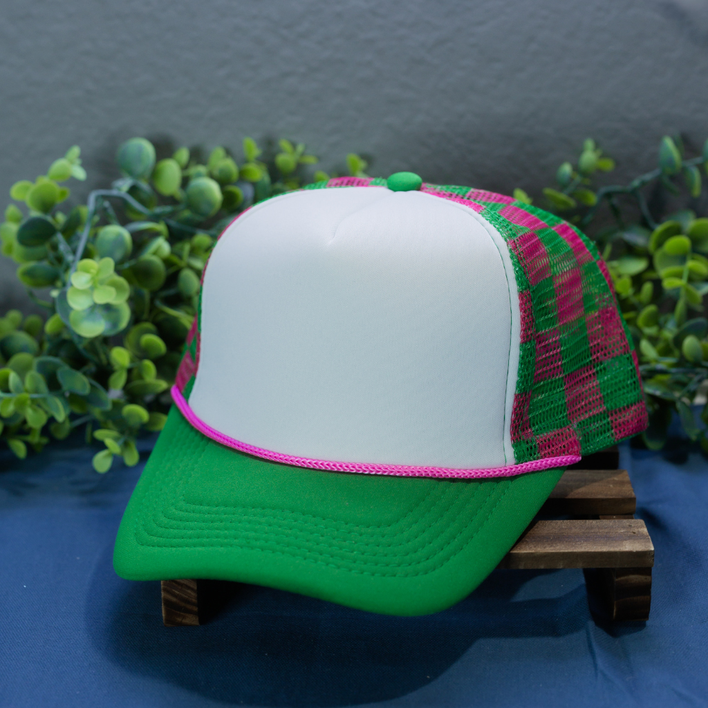 Watermelon Checkered Hat