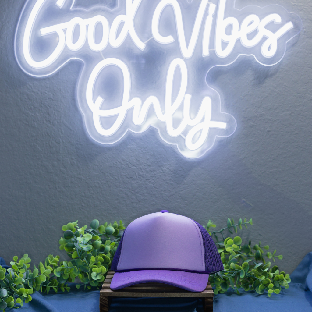 Purple Two Toned Hat