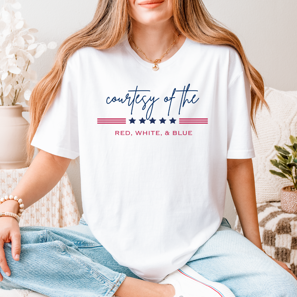 Courtesy of the Red, White and Blue Tee