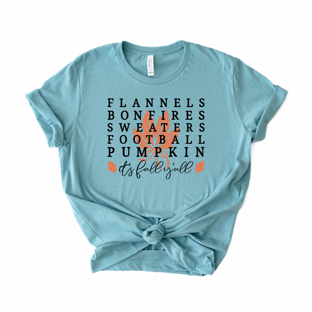 Flannels, Bonfires and Sweaters Tee