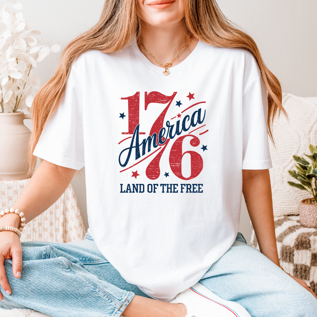 1776 Land of the Free Tee
