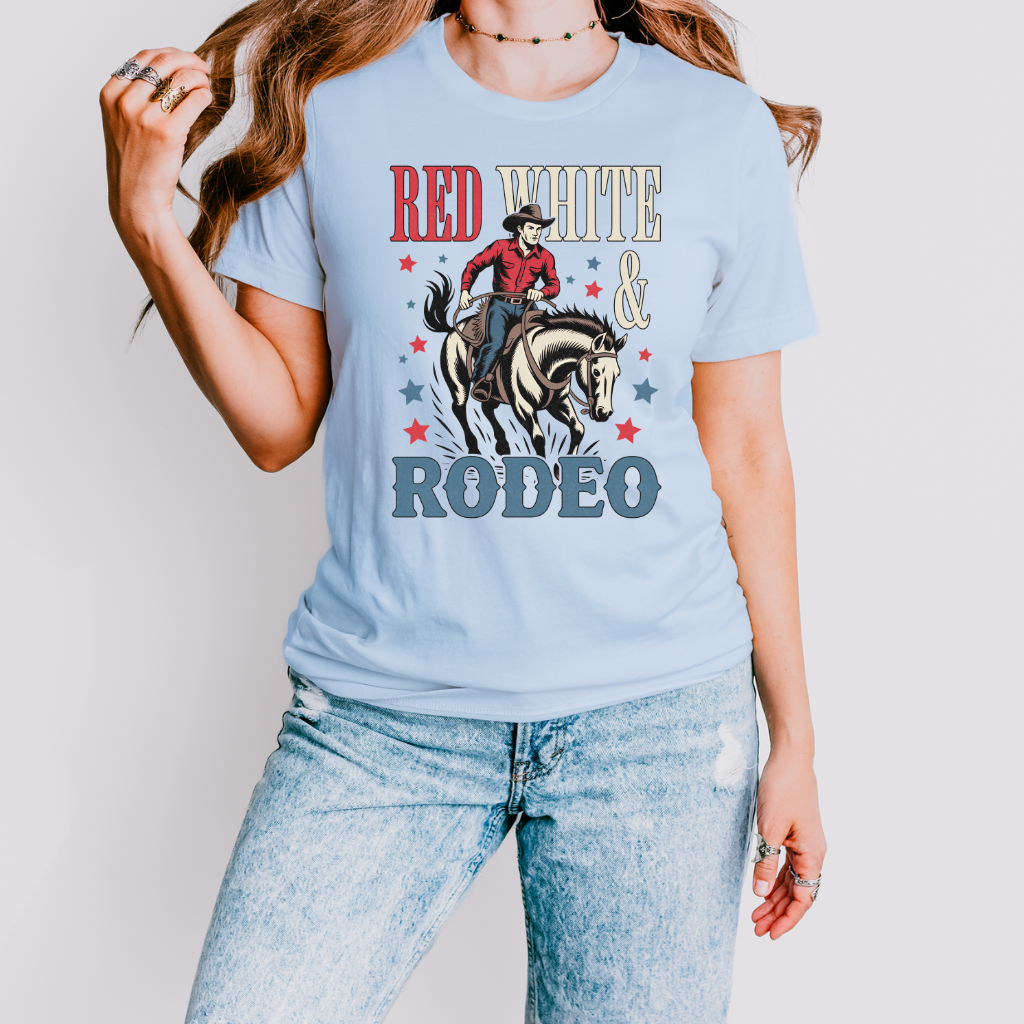 Red, White and Rodeo Tee