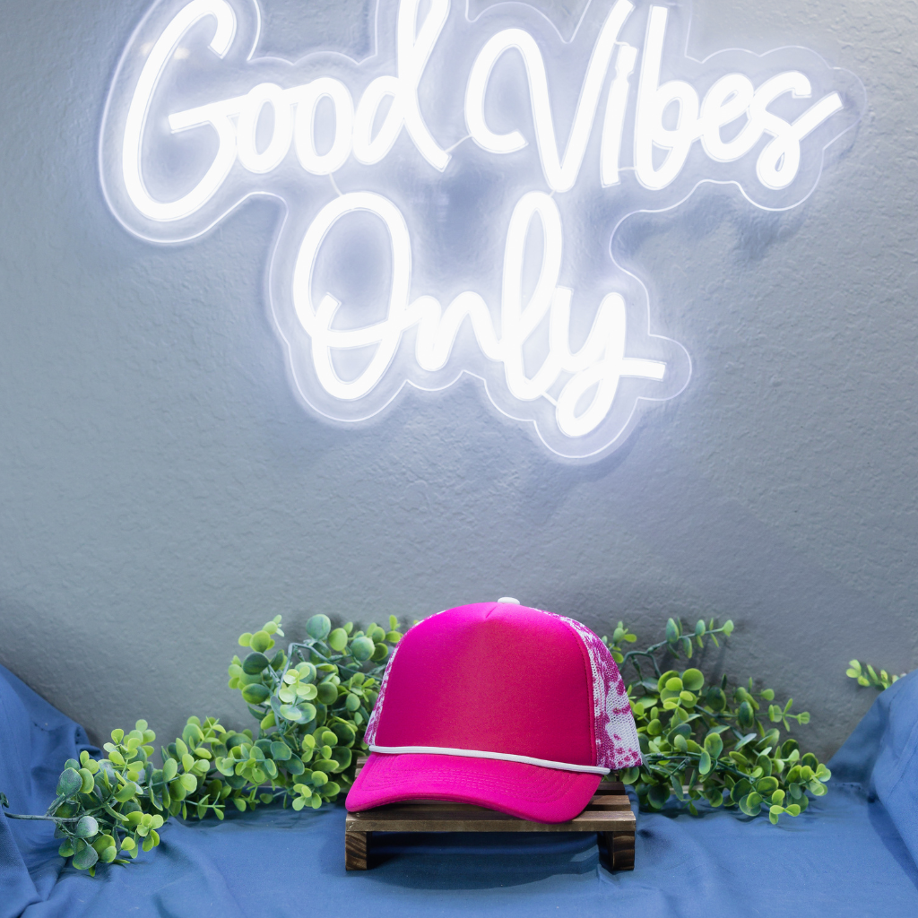 Pink Cow Print Hat