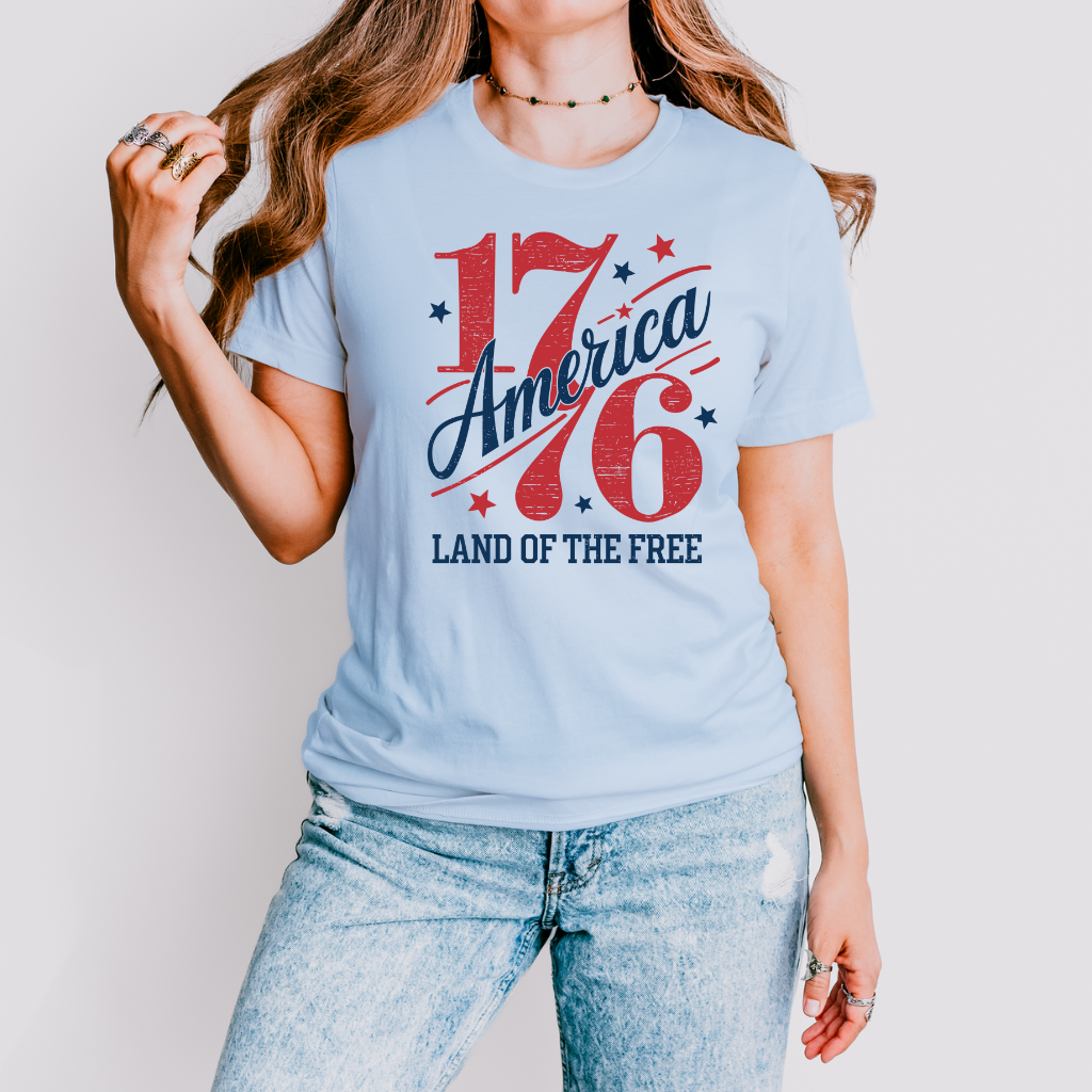 1776 Land of the Free Tee