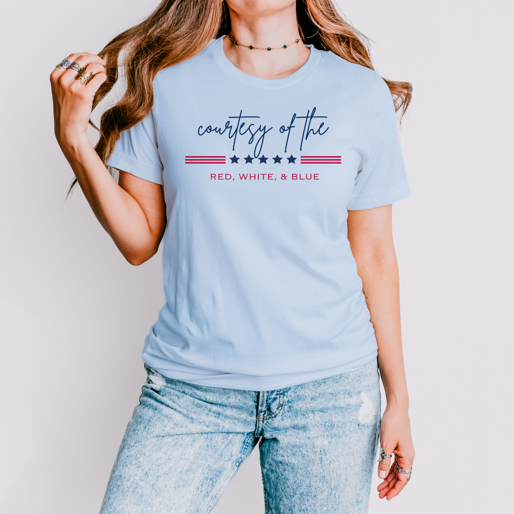 Courtesy of the Red, White and Blue Tee