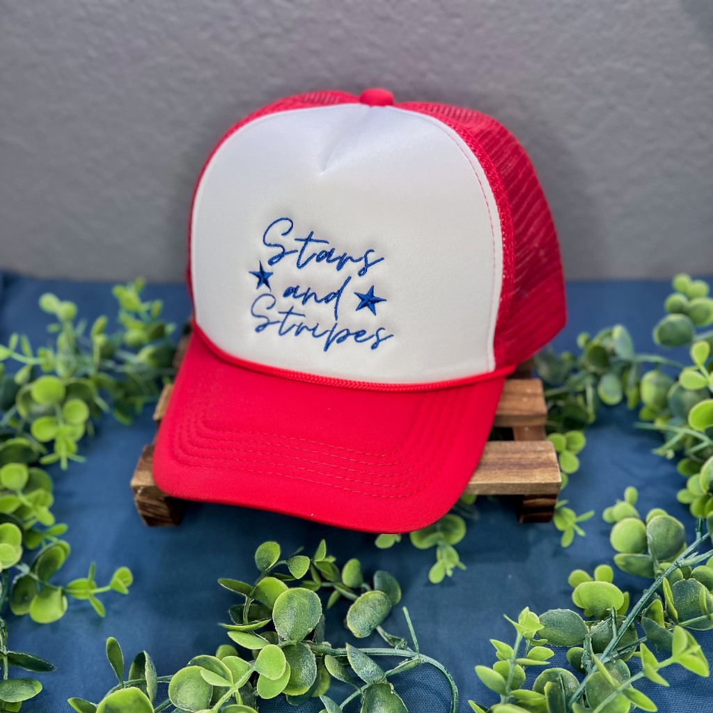 Stars and Stripes Trucker Hat